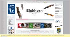 Desktop Screenshot of eickhorn-solingen.de