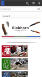 Mobile Screenshot of eickhorn-solingen.de