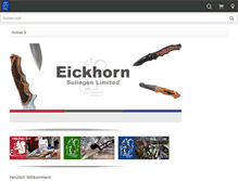 Tablet Screenshot of eickhorn-solingen.de